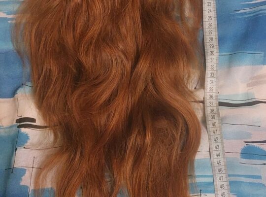 Шиньон-коса из натуральных волос 65 см